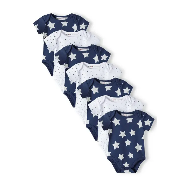 Minoti 38067 babybody marine stjerner 7-pak drenge