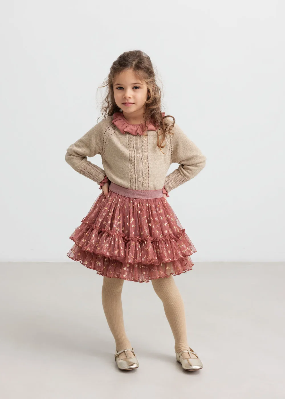 MarMar Tandy t-shirt Perished Rose rib str. 104