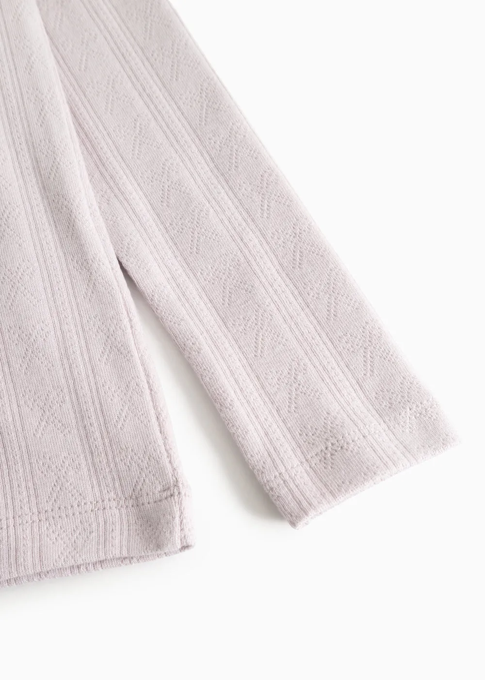 MarMar Copenhagen Tamra t-shirt Violet Dust pointelle