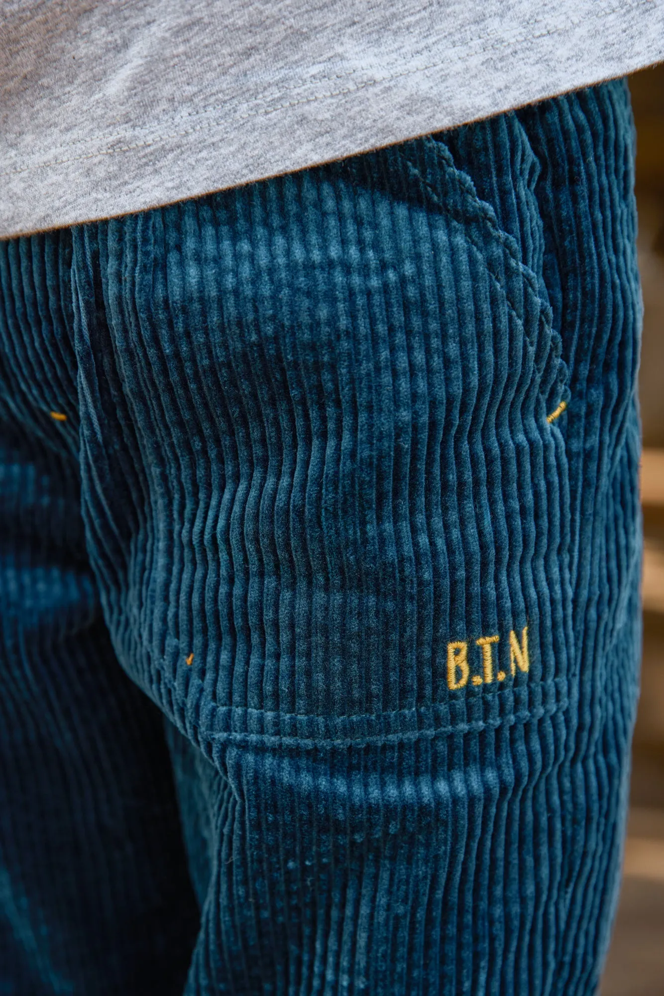 Bonton Datcha King Blue bukser velour snøre