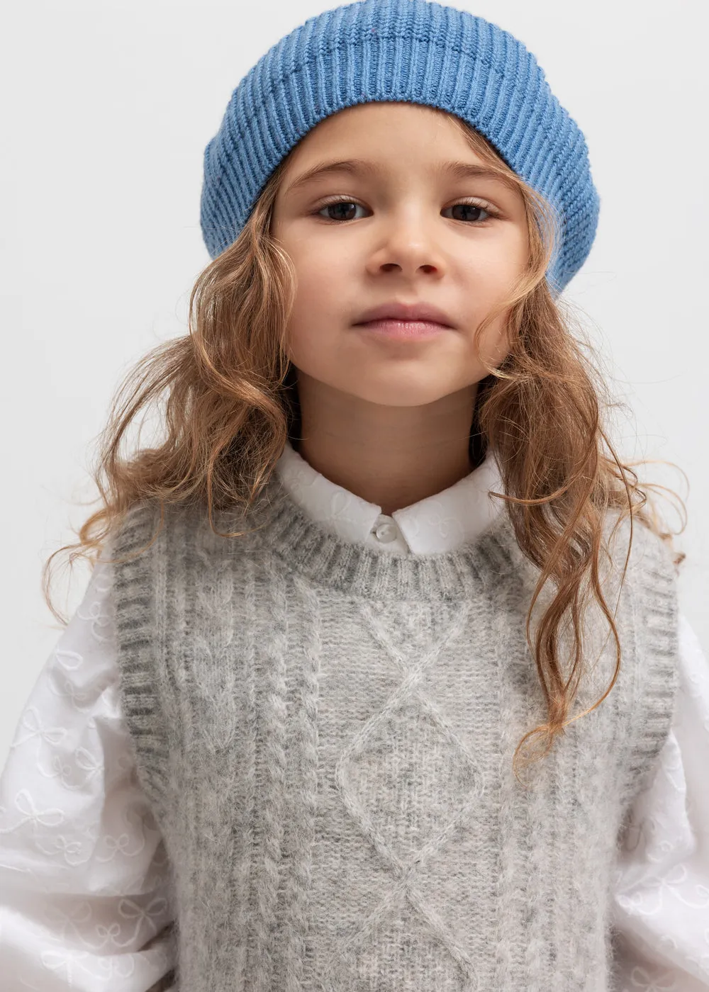 MarMar Tajo strikvest Morning Dew Mel mohair