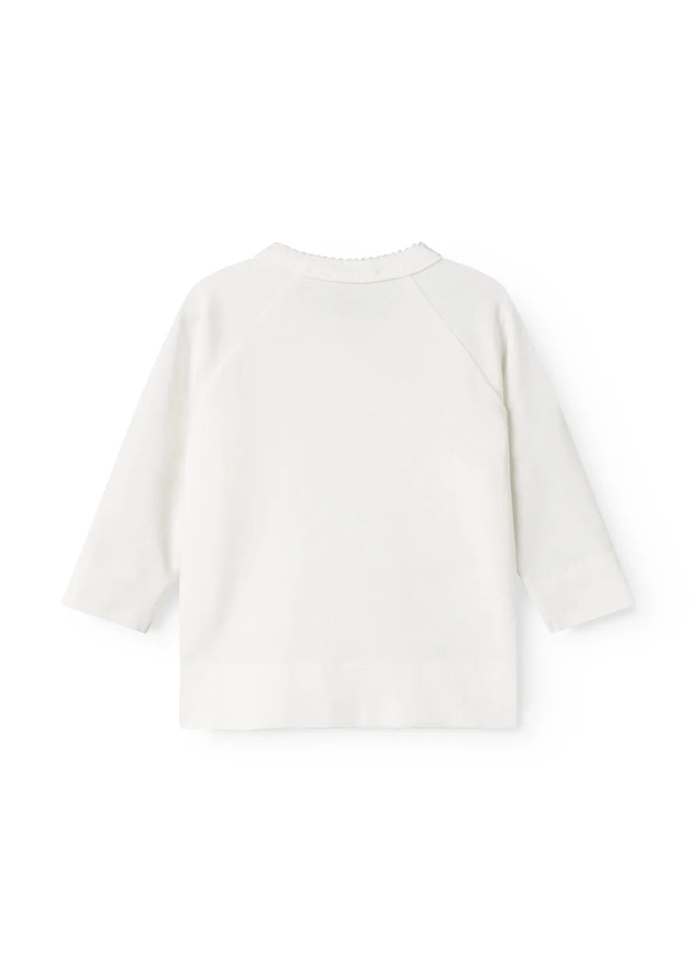 MarMar Tut Wrap LS bluse Gentle White modal nyfødt