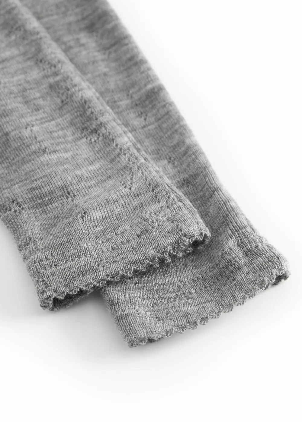 MarMar Piva bukser Grey Melange uld pointelle