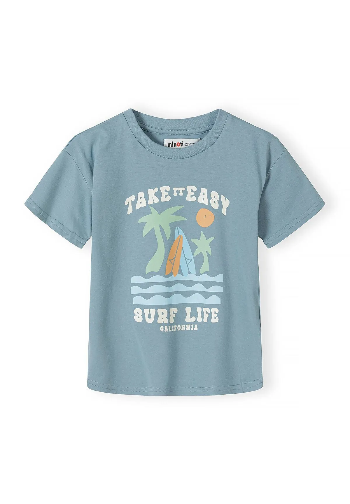 Minoti 44873 drenge t-shirts 5-pak surf bomuld