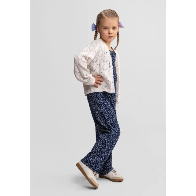 Minoti 44704 cardigan hvid pointelle piger