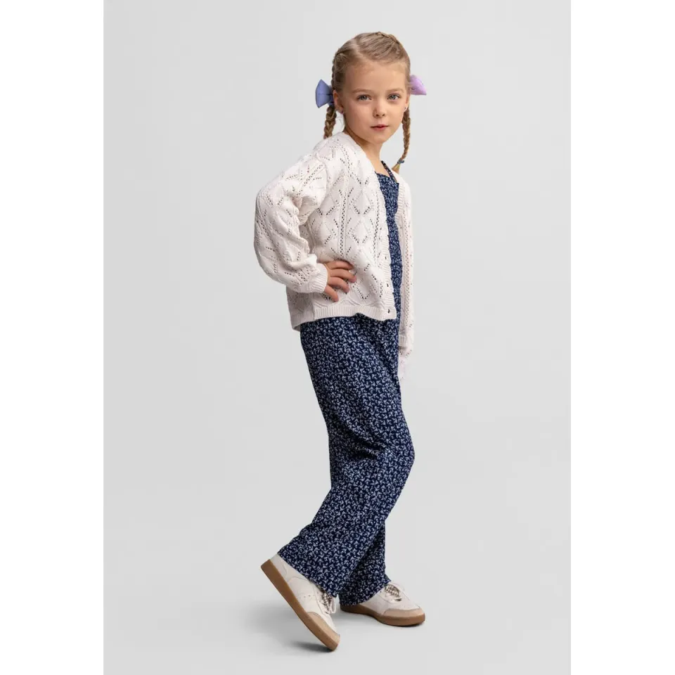 Minoti 44704 cardigan hvid pointelle piger