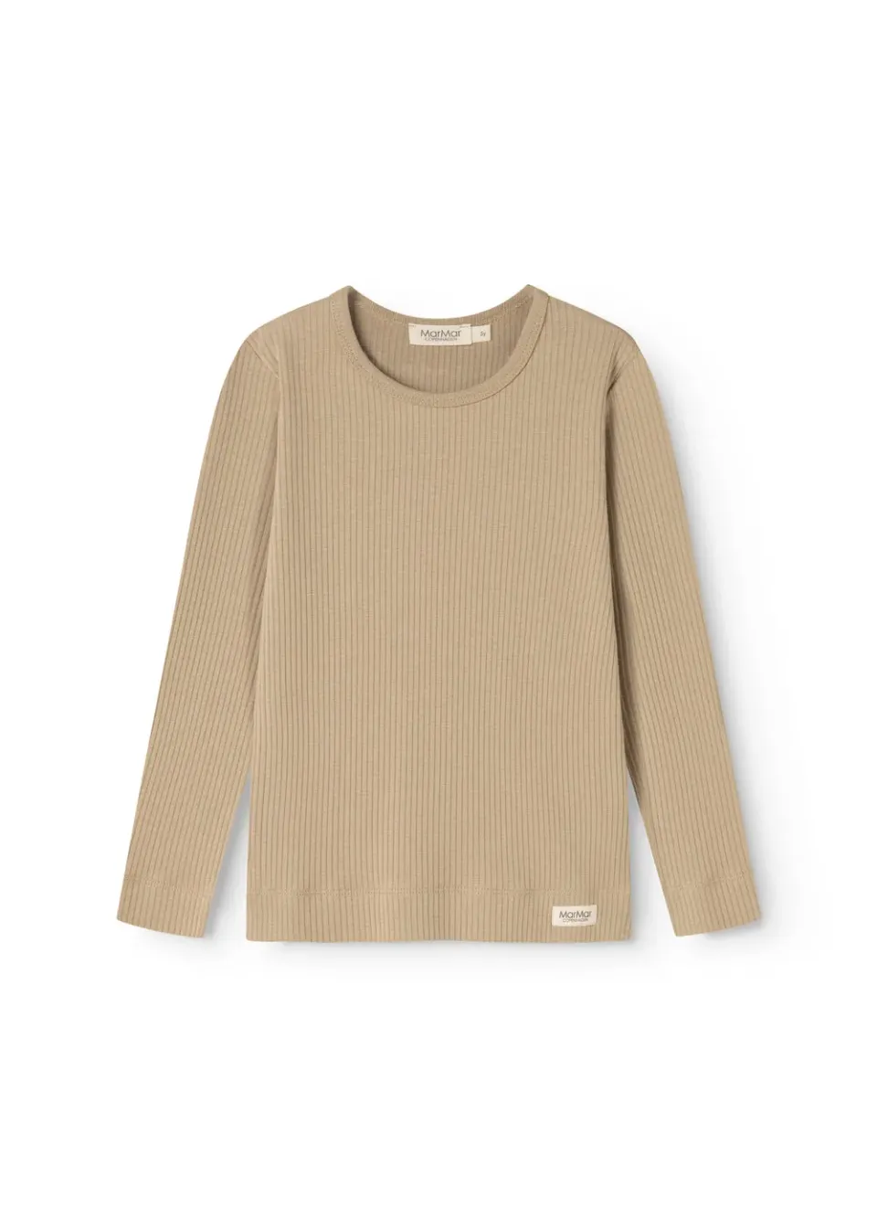MarMar Jeans Plain Tee LS T-shirt Muddy langærmet modal