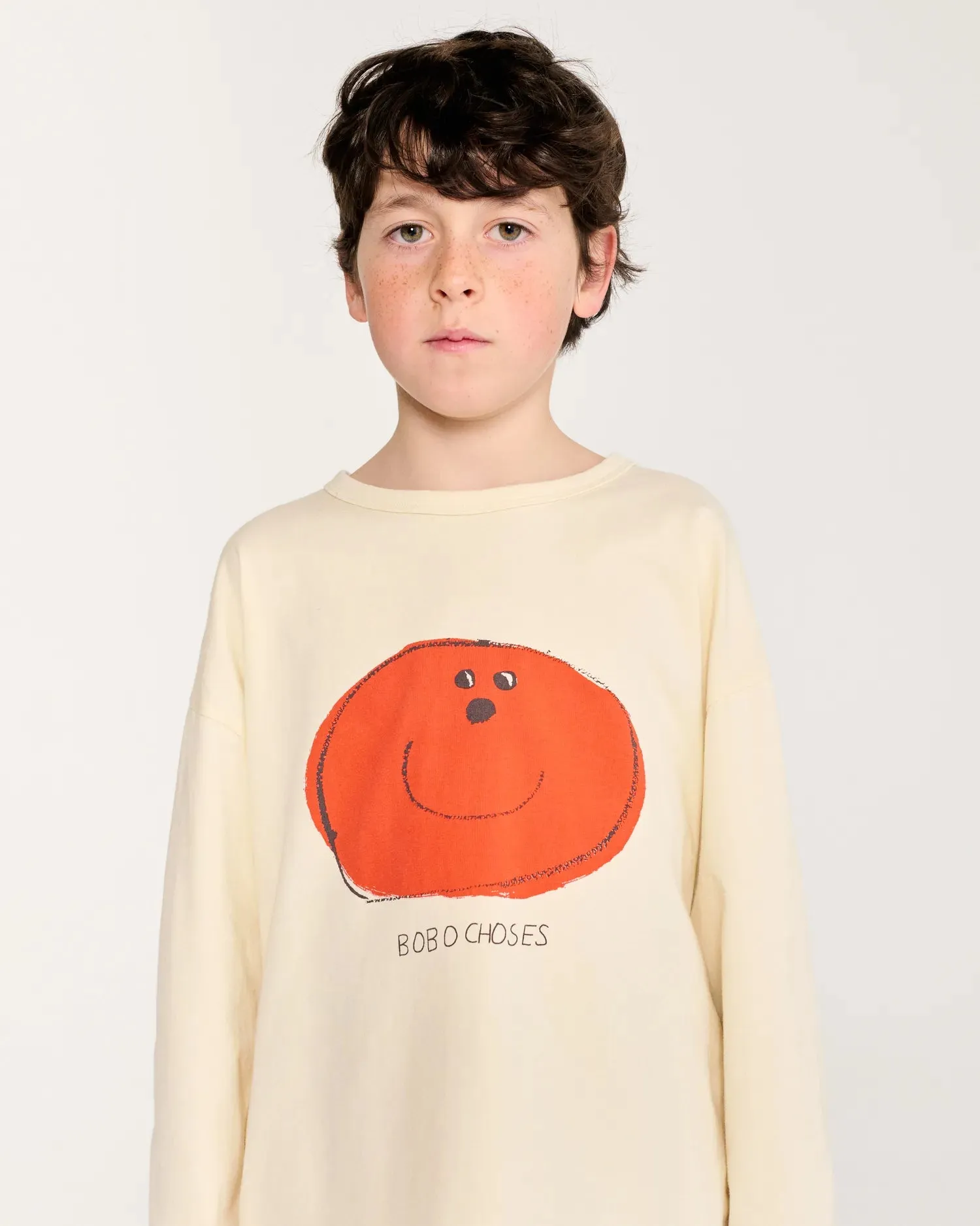 Bobo Choses Weirdly Happy nattøjssæt rød 1-2 år øko