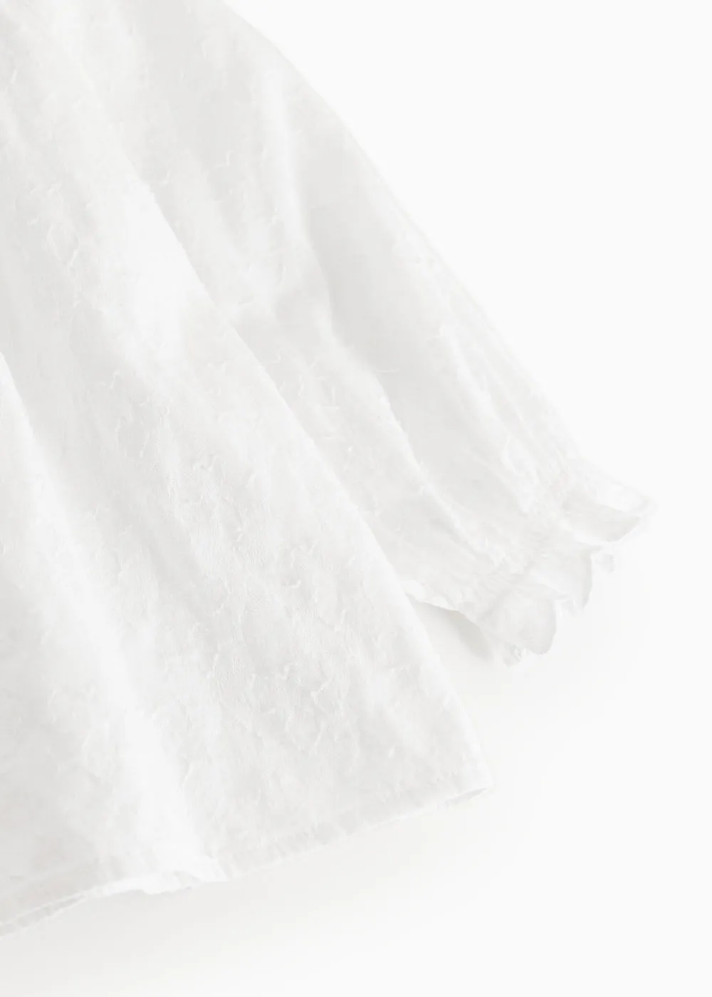 MarMar Tia Bluse White sløjfejacquard
