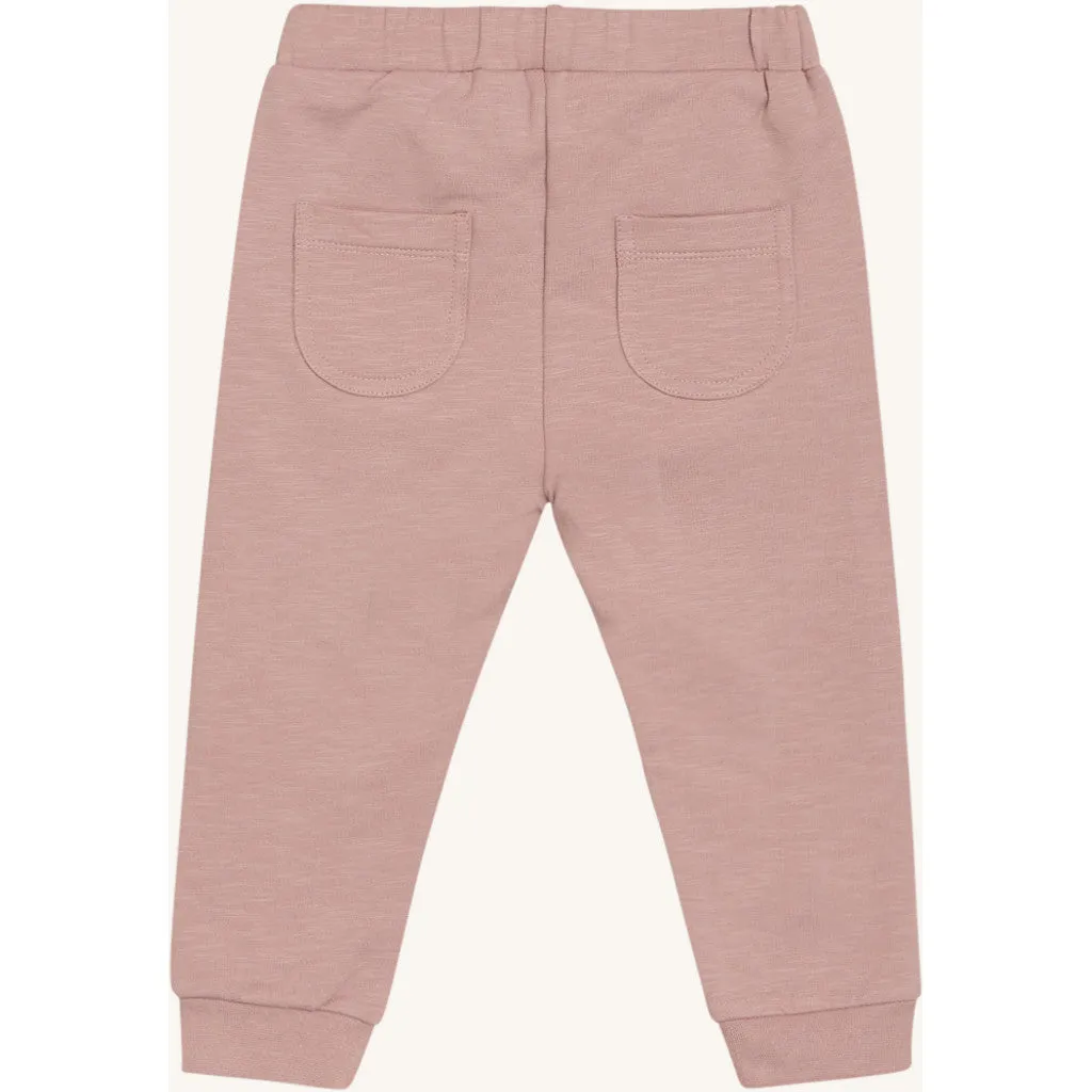 Hust & Claire HCGabi Solid joggingbukser Dusty Rose stræk