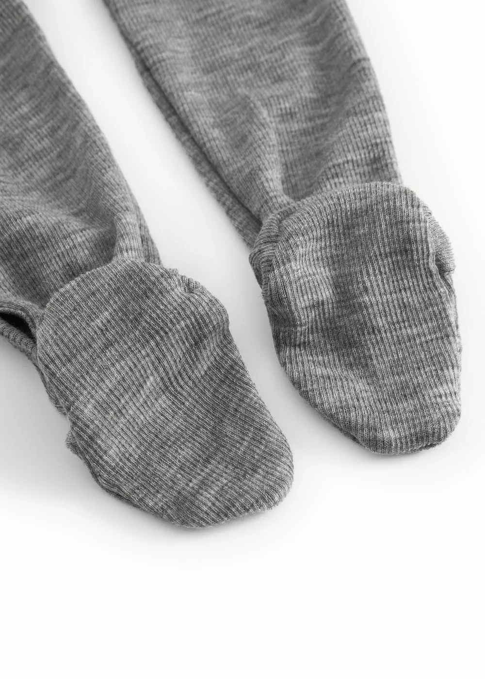 MarMar Rubetta uld heldragt Grey Melange med fod