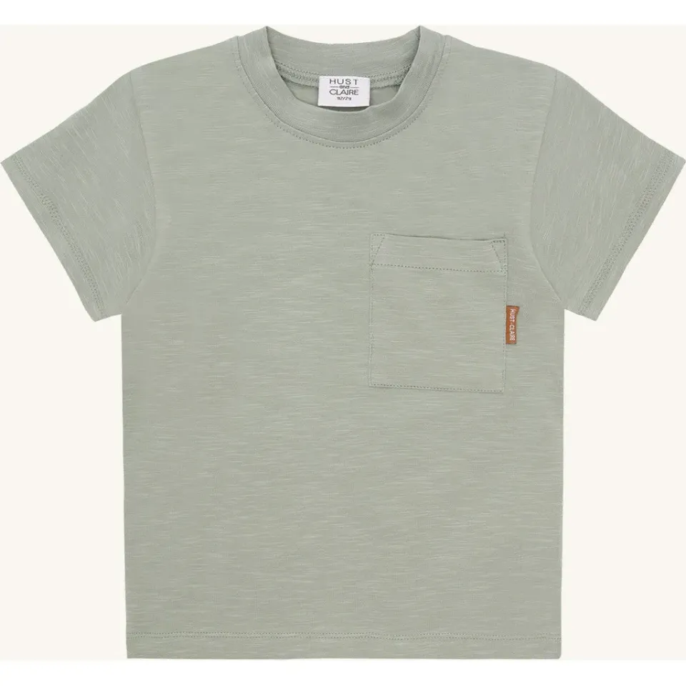 Hust & Claire Anton Slub t-shirt Iceberg økologisk bomuld