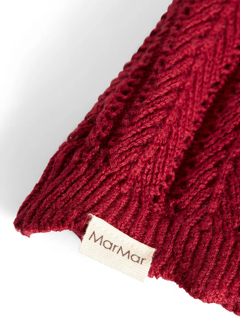 MarMar Alfen nissehue Hibiscus Red strik