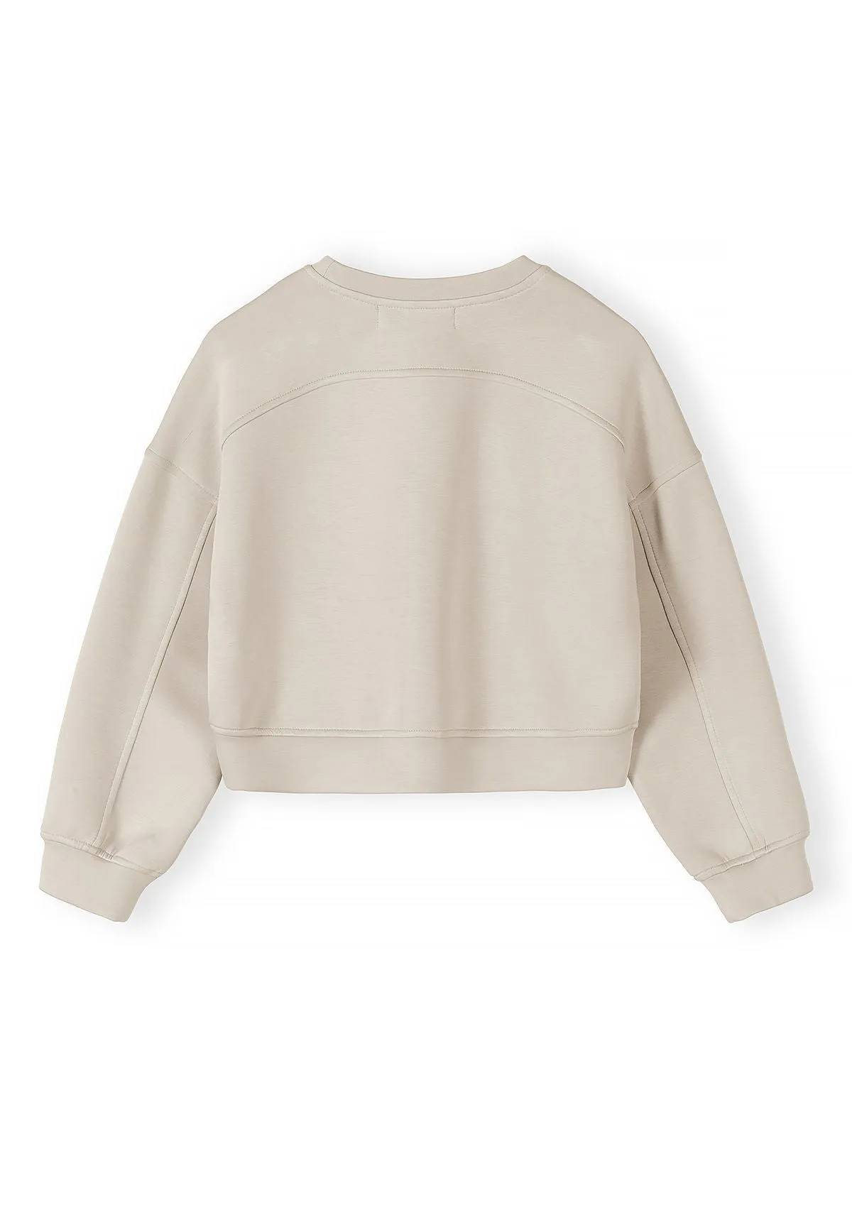 Minoti 44967 sweatsæt til piger beige shorts