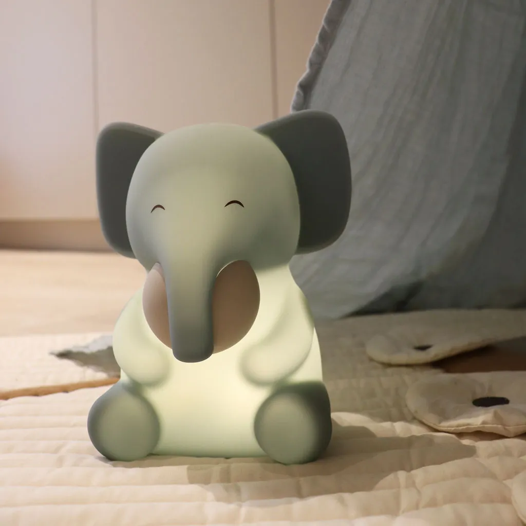 nuuroo Sigge natlampe elefant silikone lead USB
