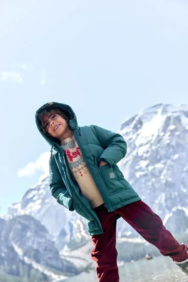 Bonton Mountain Nordic Sea dynejakke grøn