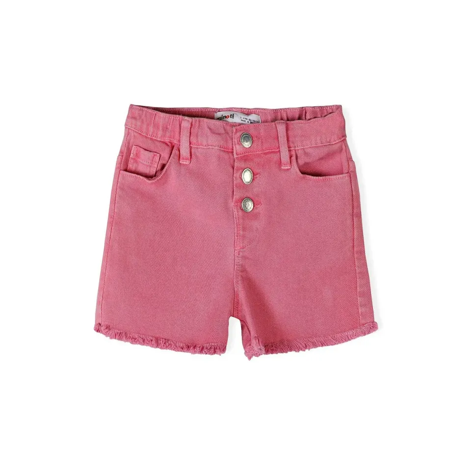 Minoti 44684 shorts rosa twill til piger