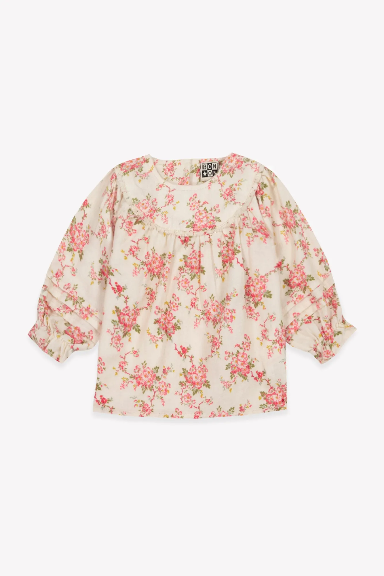 Bonton Pavot Flowers Bluse blomstret bomuld