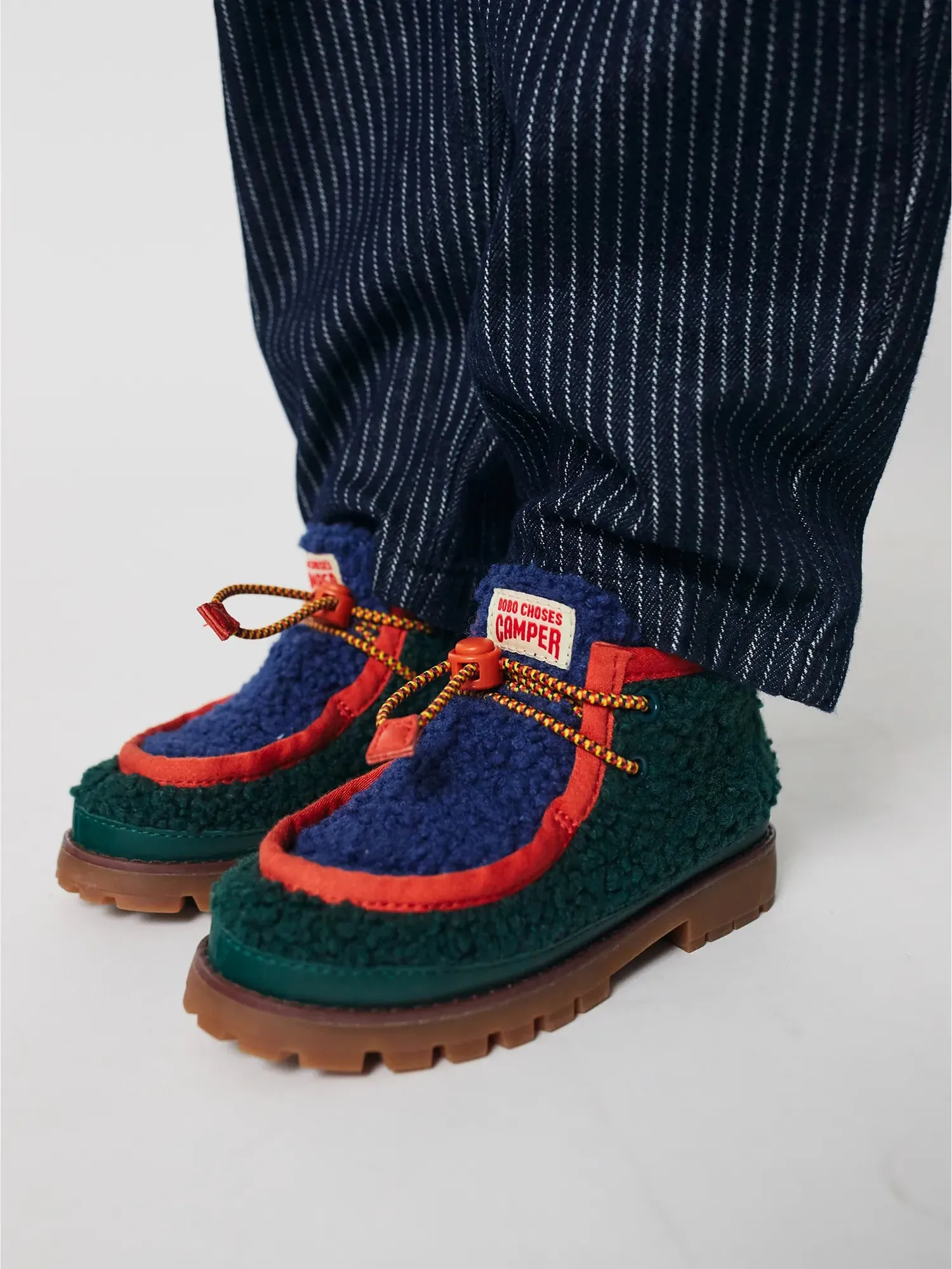 Bobo Choses Compas Wallabee sheepskin shoes vinterstøvler uld