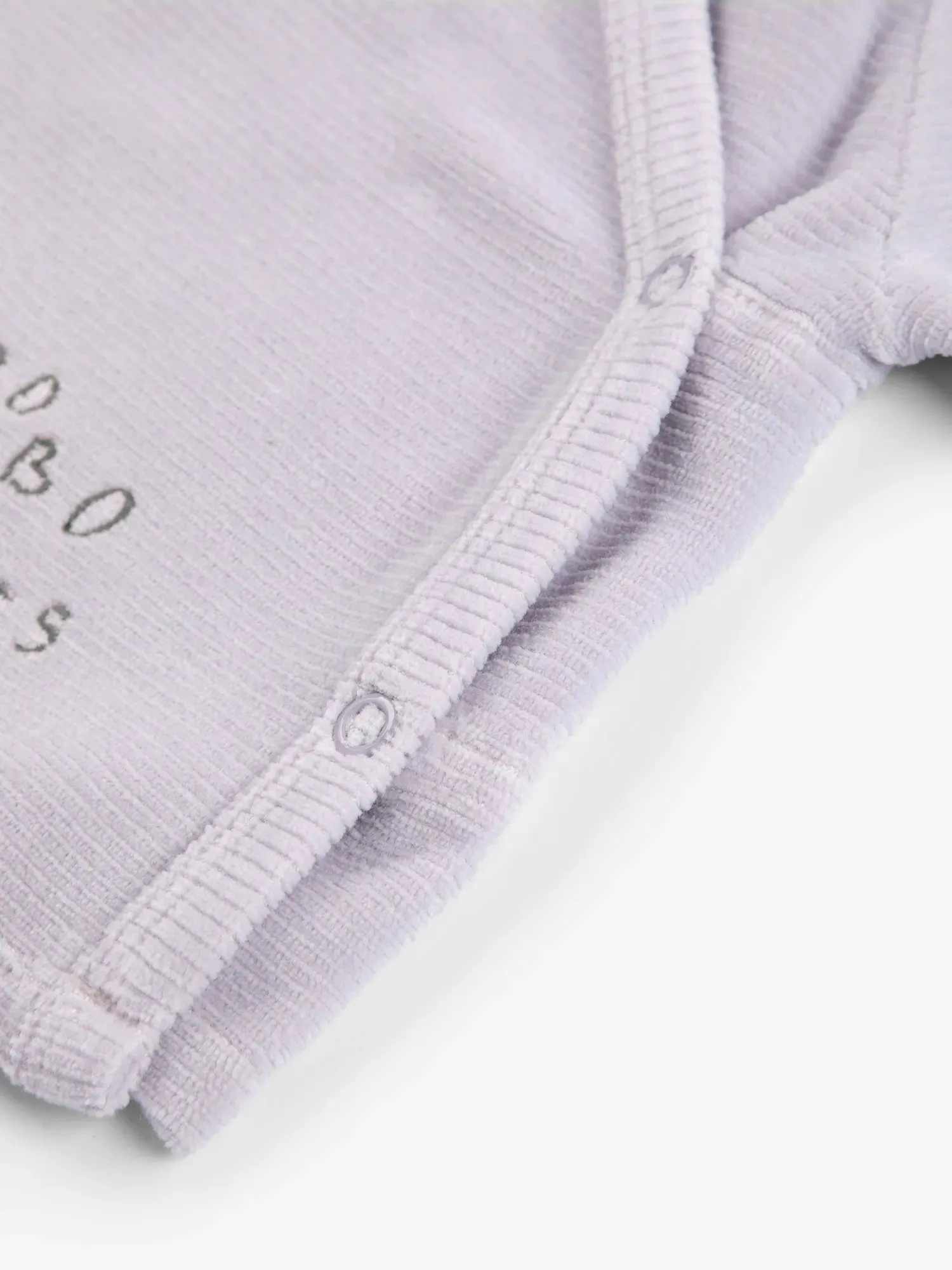 Bobo Choses Crossed Velvet T-shirt lavendel 1M