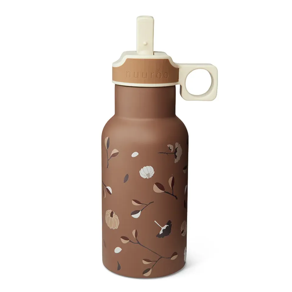 nuuroo Juno vandflaske 350 ml Pumpkin flower rustfrit stål
