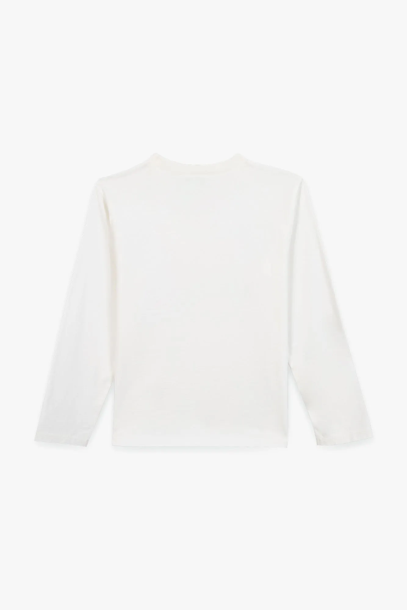 Bonton Taxo Logo Ecru t-shirt langærmet 100% bomuld