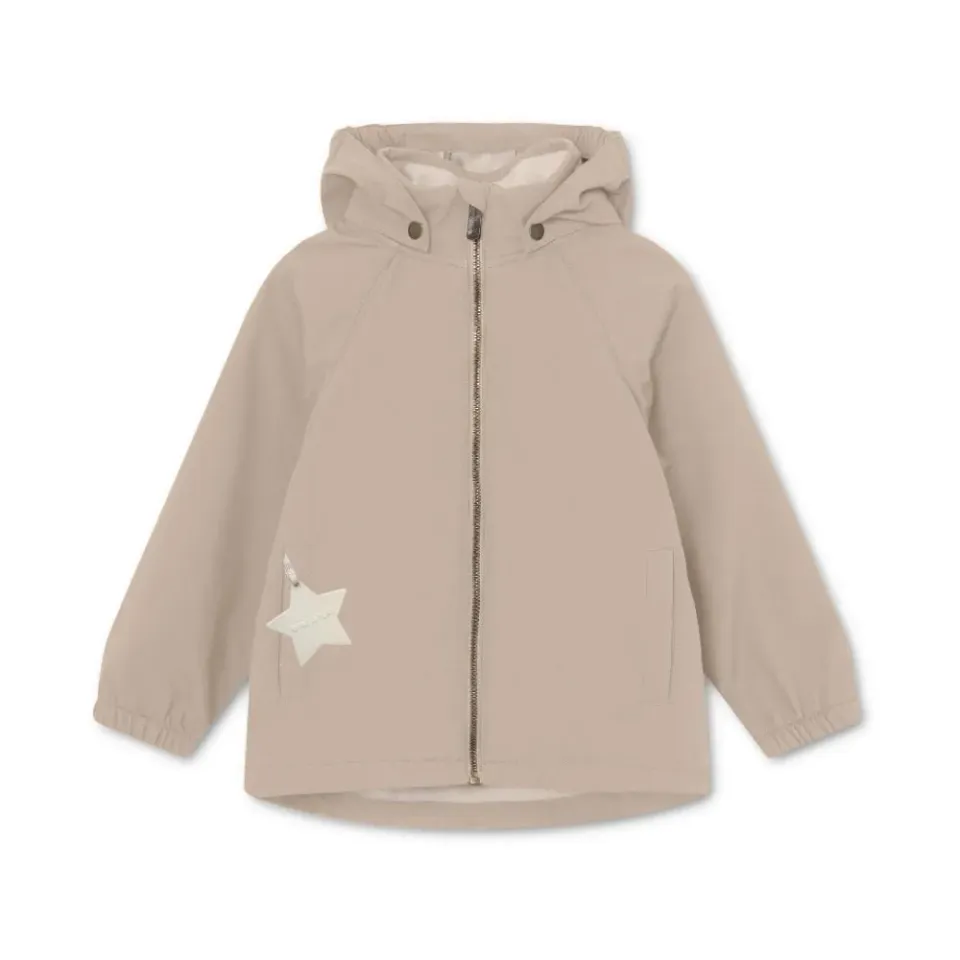 MINI A TURE Mataden softshell forårsjakke Ombre Blue vindtæt