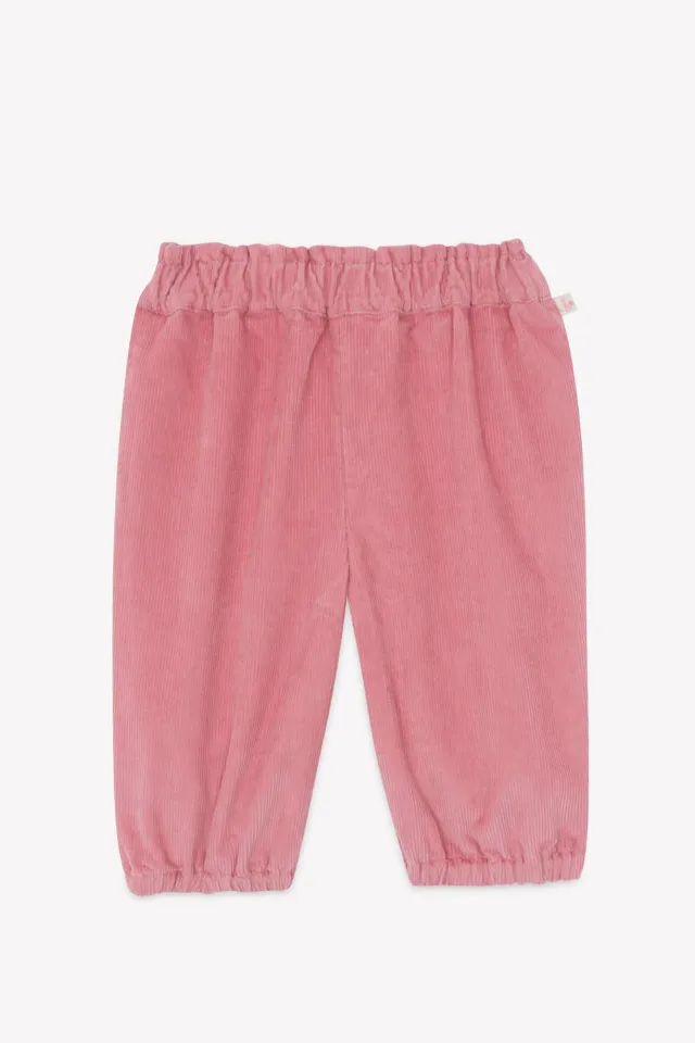 Bonton Biscotte Pinkyee bukser rosa fløjl 2A