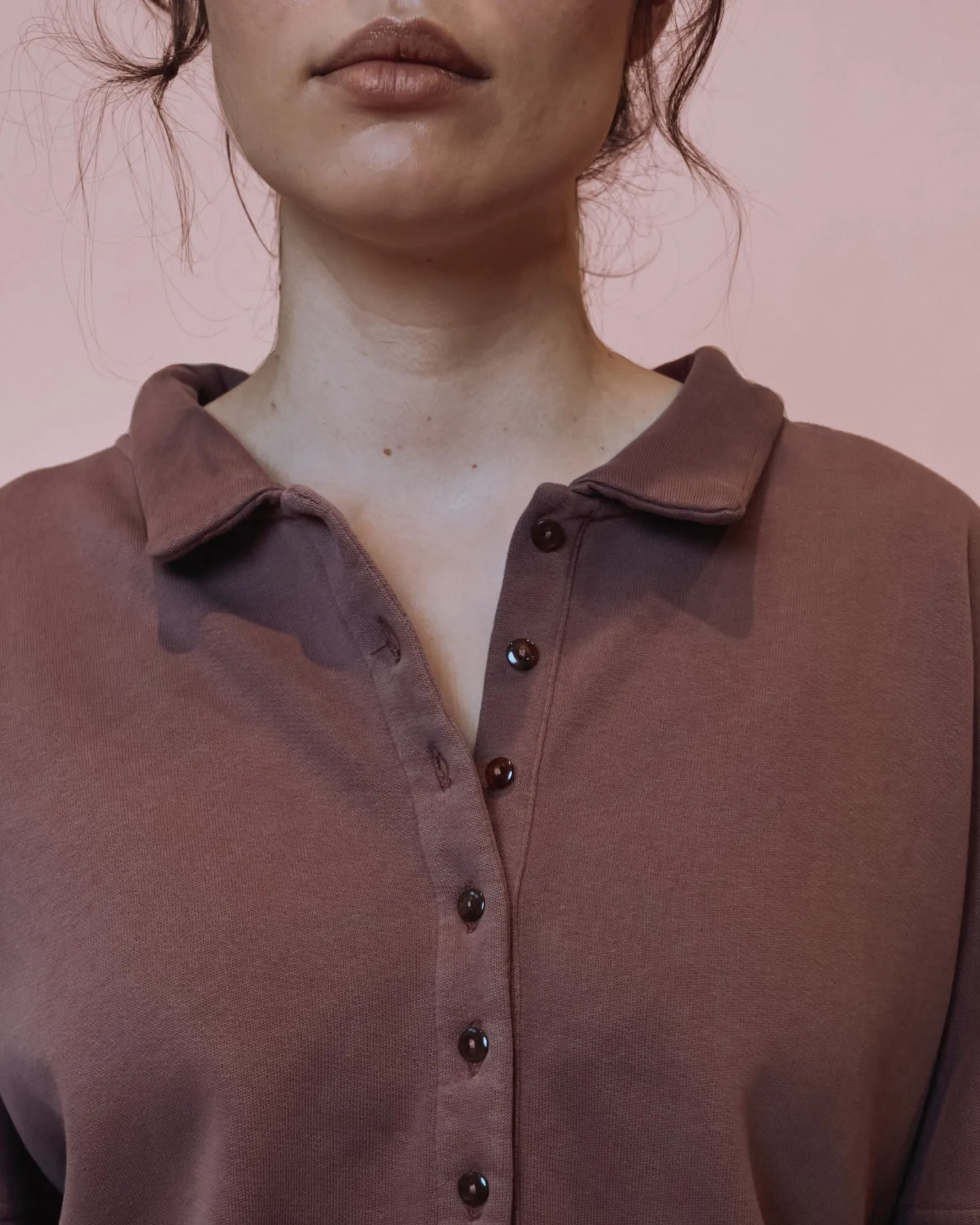 Emile et Ida Ennie sweatshirt lilla polo øko