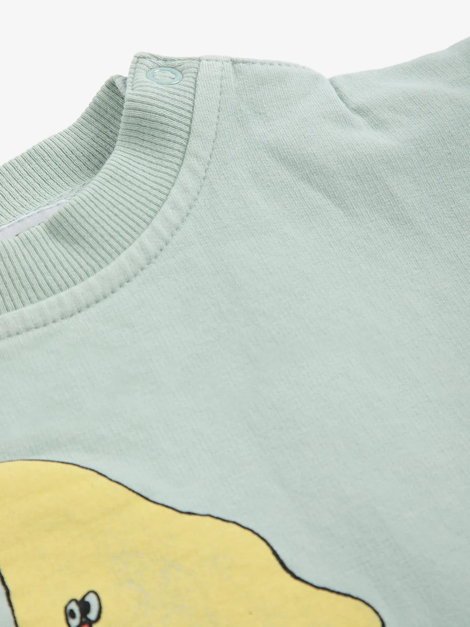Bobo Choses Mush Monster fleece body grøn økologisk