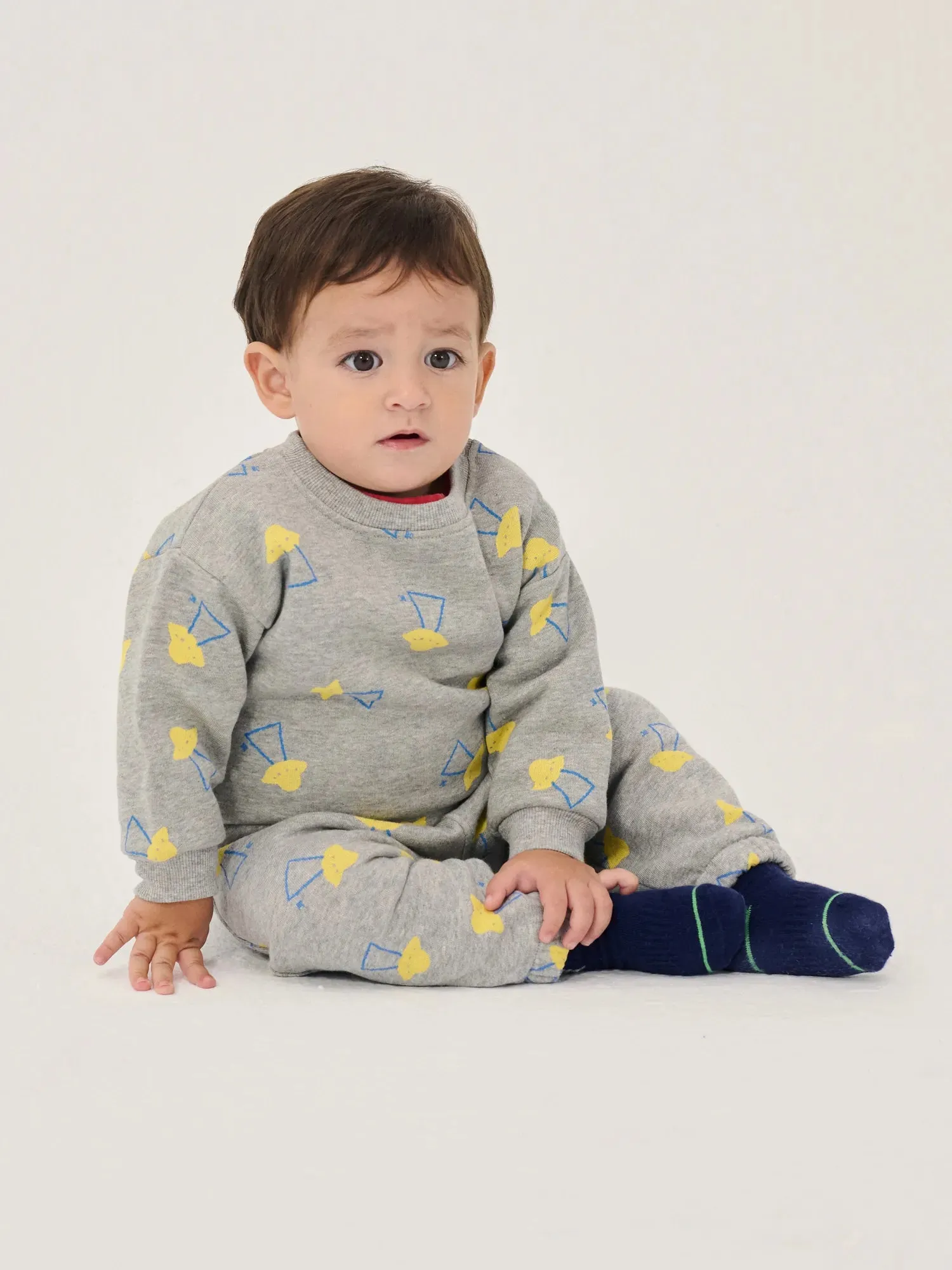 Bobo Choses Pixel Abduction joggingbukser grå