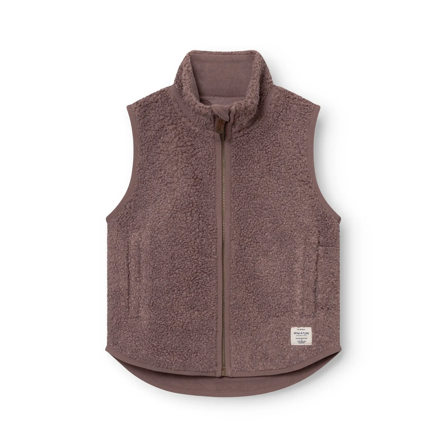 MINI A TURE Battal teddyfleece vest Forged Iron let
