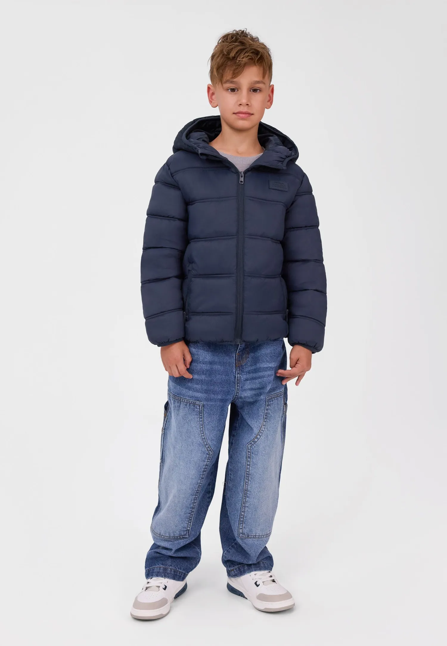 Minoti 45269 stepjakke navy nylon
