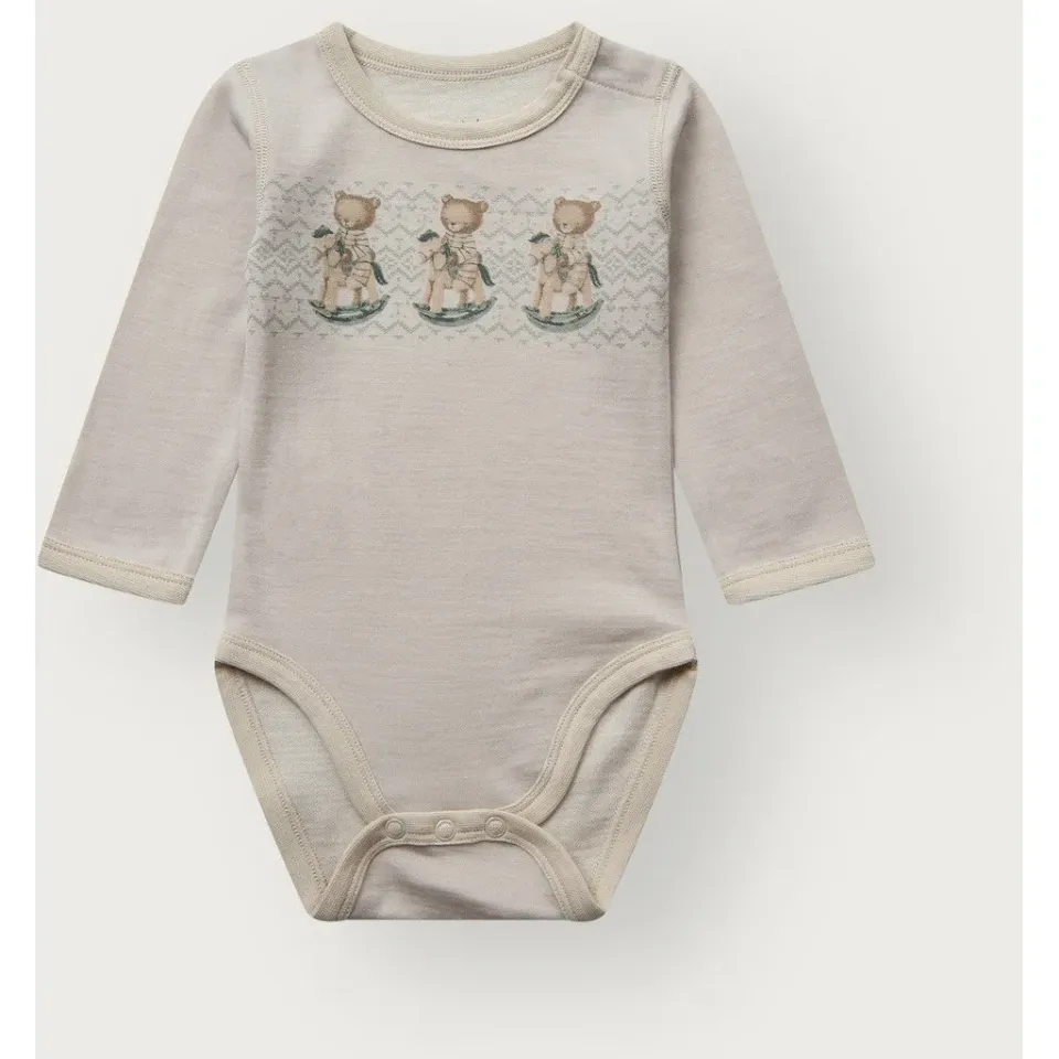 Hust & Claire Baloo Teddy body French Oak uld bambus