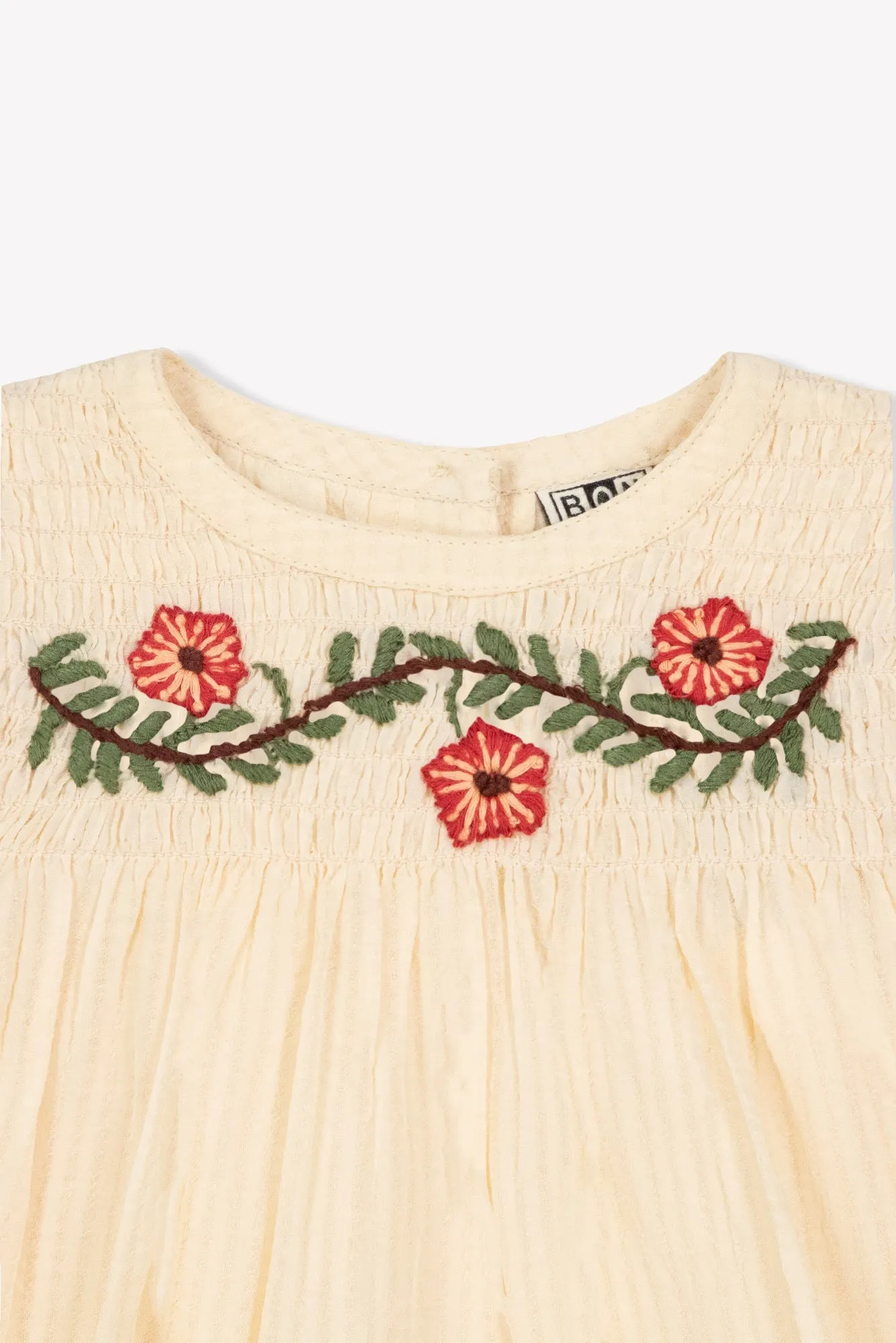 Bonton France Pannacotta kjole stribet smock