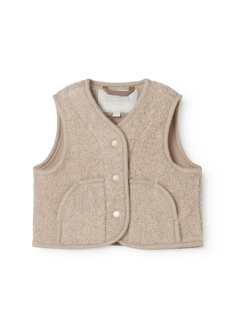 MarMar Copenhagen Ollas Waistcoat vest Muddy teddy