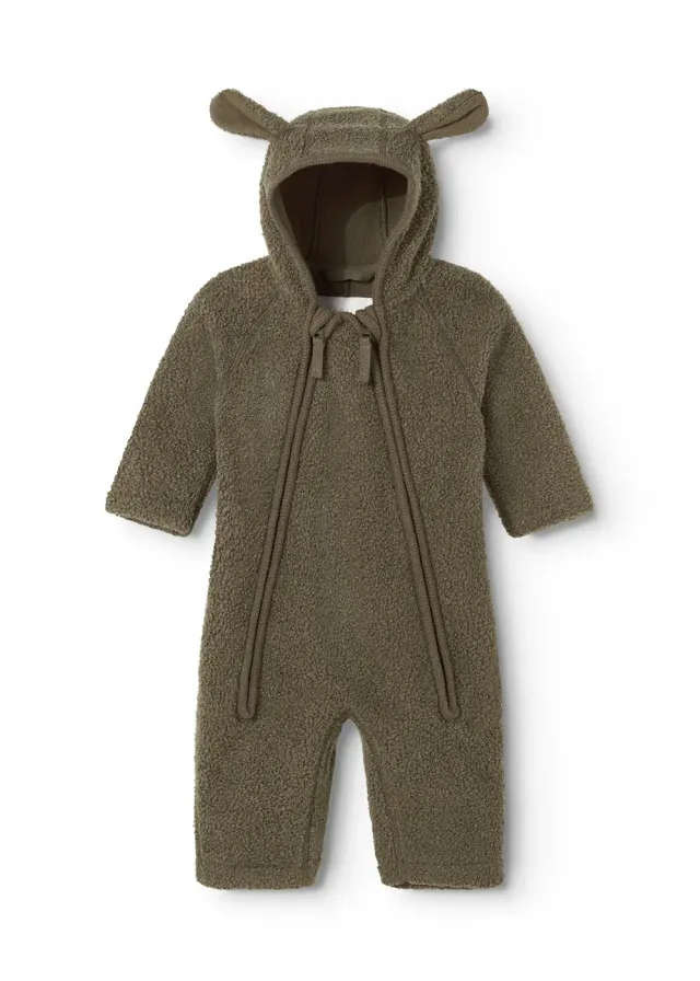 MarMar Oberti Suit teddy dragt Crocodile fleece