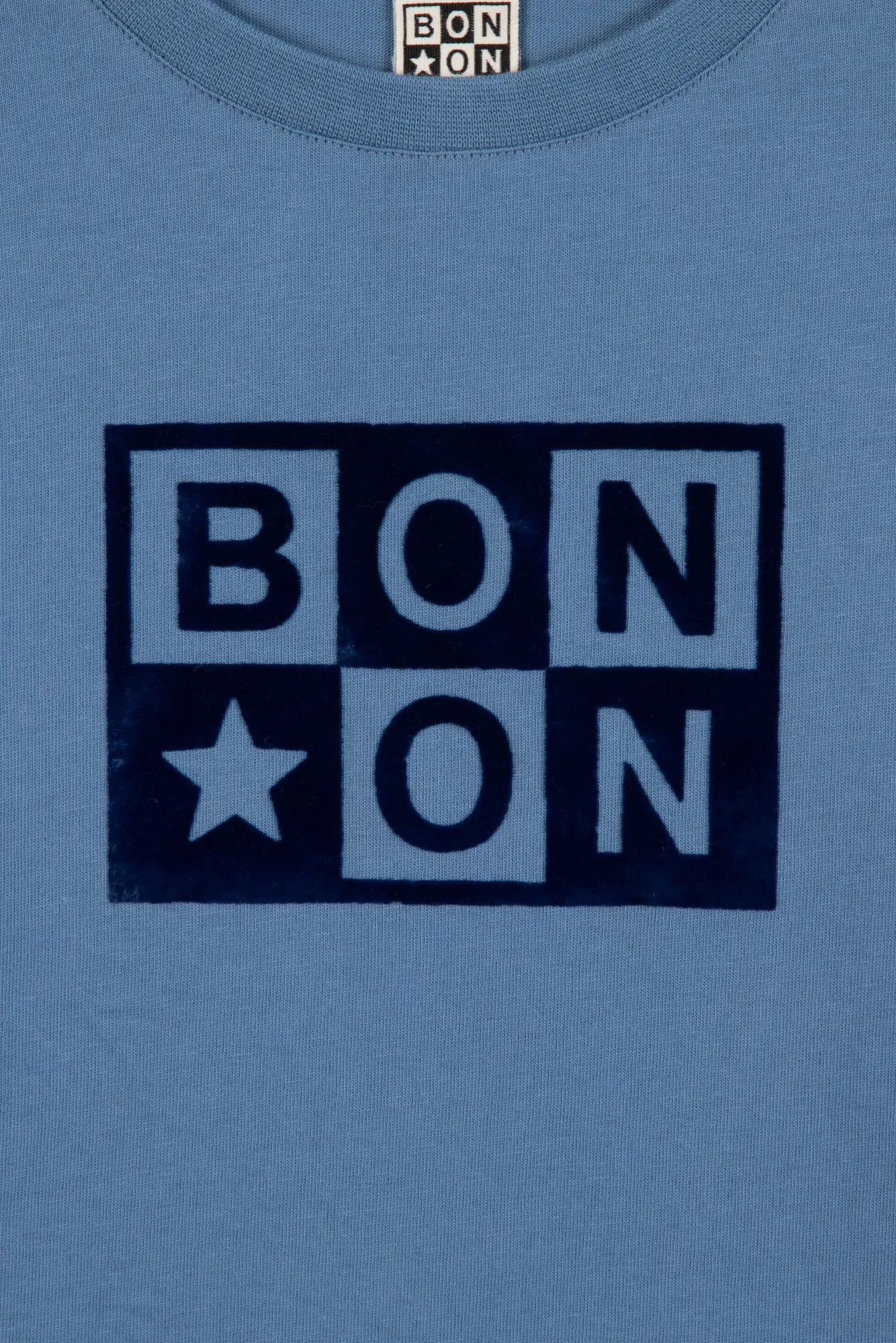 Bonton Taxo T-shirt til dreng blå langærmet bomuld