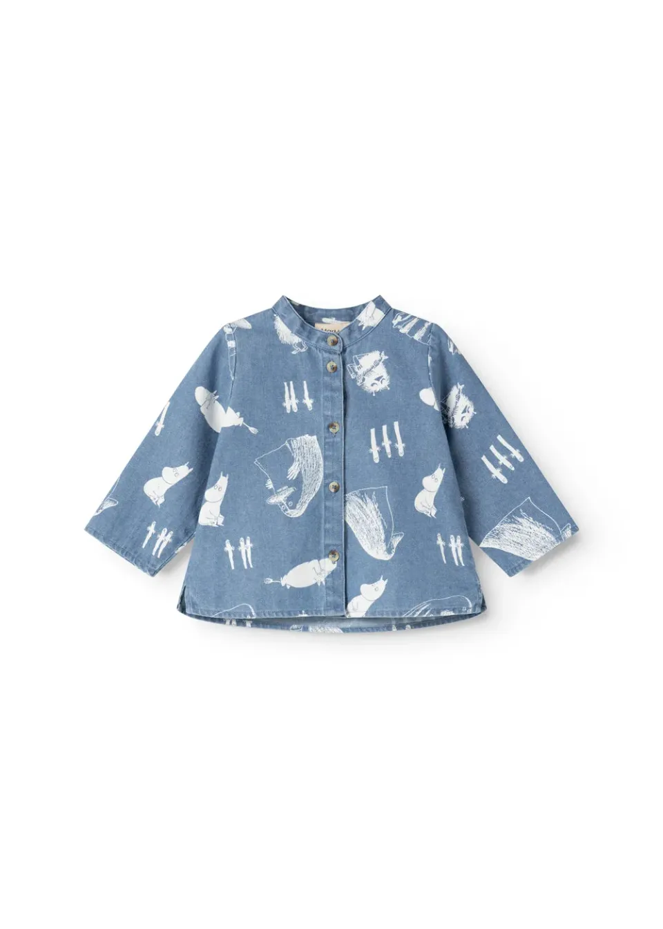 MarMar Copenhagen Tomi B skjorte Moomins denim