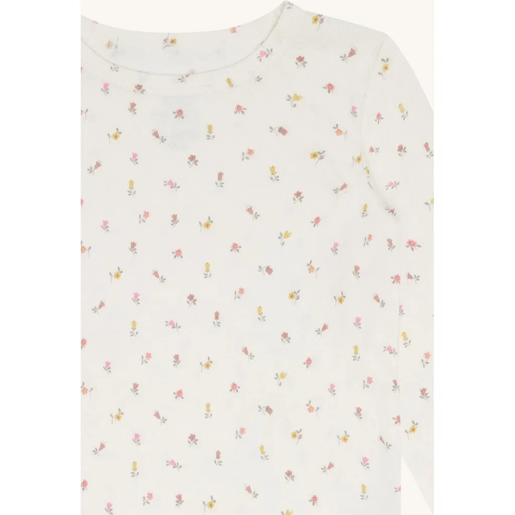 Hust & Claire HCAustin Vintage langaermet bluse ivory bambus