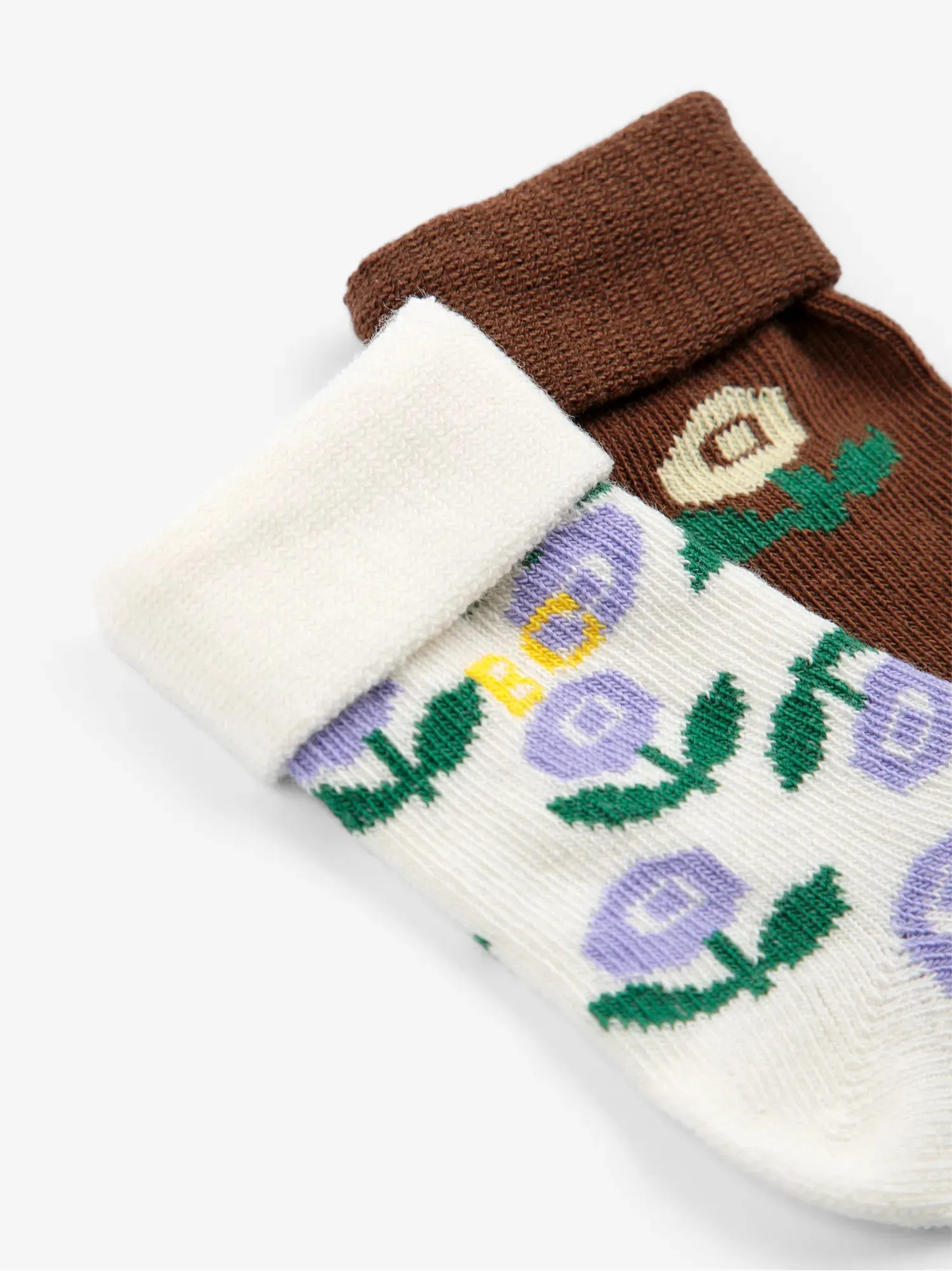 Bobo Choses Stamp Bloom stroemper flerfarvet oekobomuld