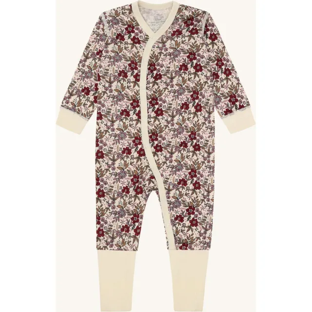 Hust & Claire Manu Flor natdragt Off White uld bambus