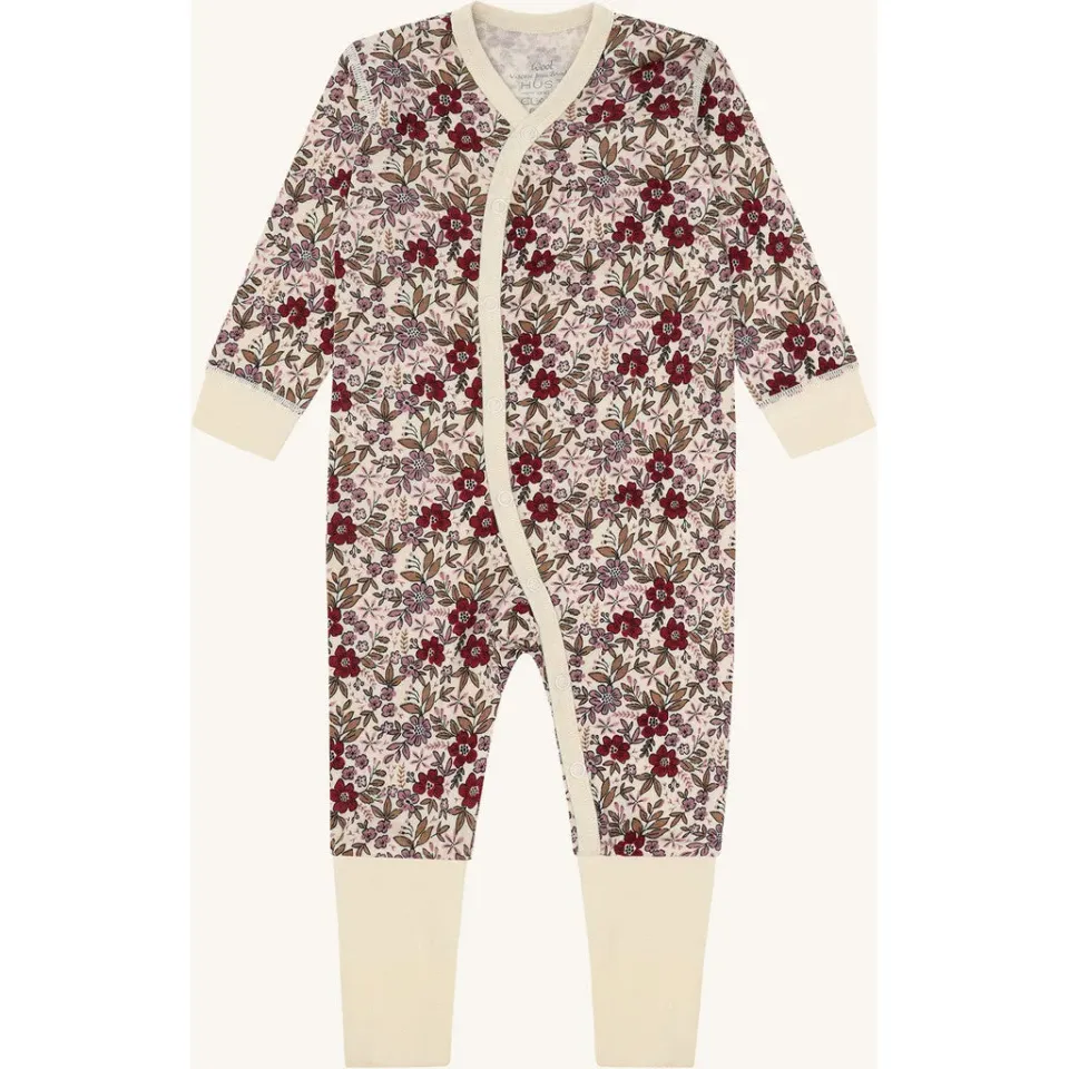 Hust & Claire Manu Flor natdragt Off White uld bambus