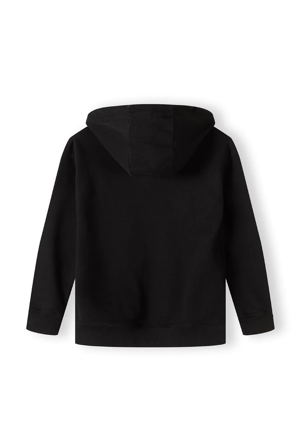 Minoti hoodie sort oversized til drenge bomuld