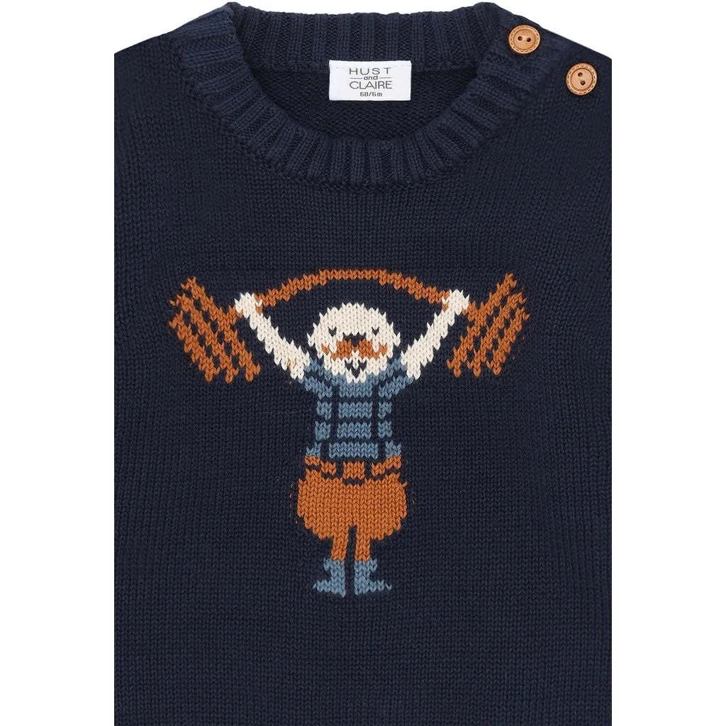 Hust & Claire HCPilou Strong Man pullover More Navy