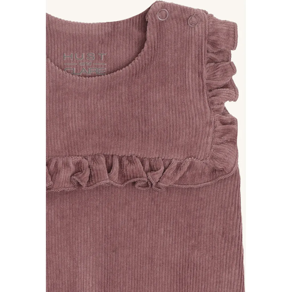 Hust & Claire Mem Velour heldragt Plum fløjl