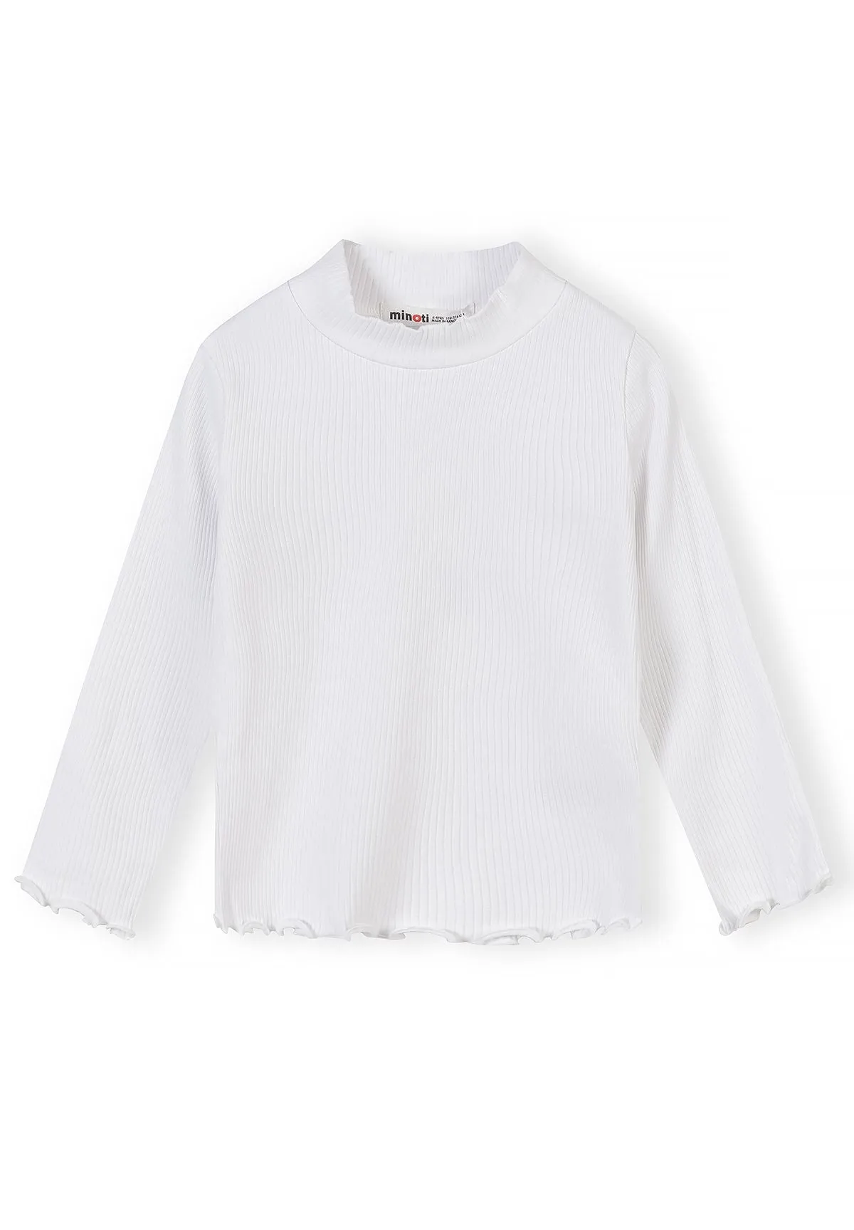 Minoti 45641 t-shirt 3-pak rib høj hals