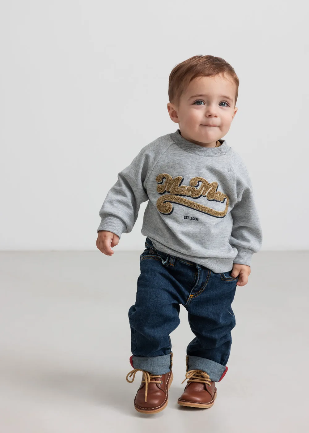 MarMar Theos B Bluse Dark Bronze Logo økologisk bomuld