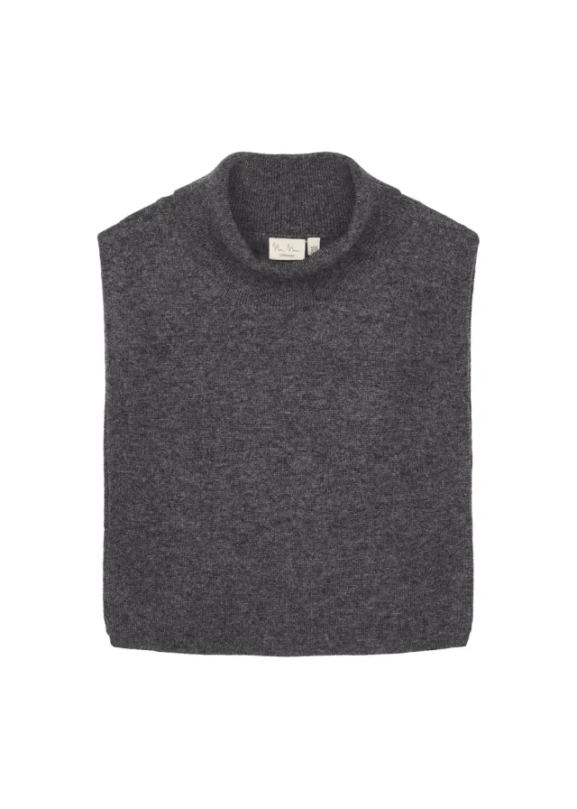 MarMar Jeans Arni W halsedisse Black Grey Melange kashmir