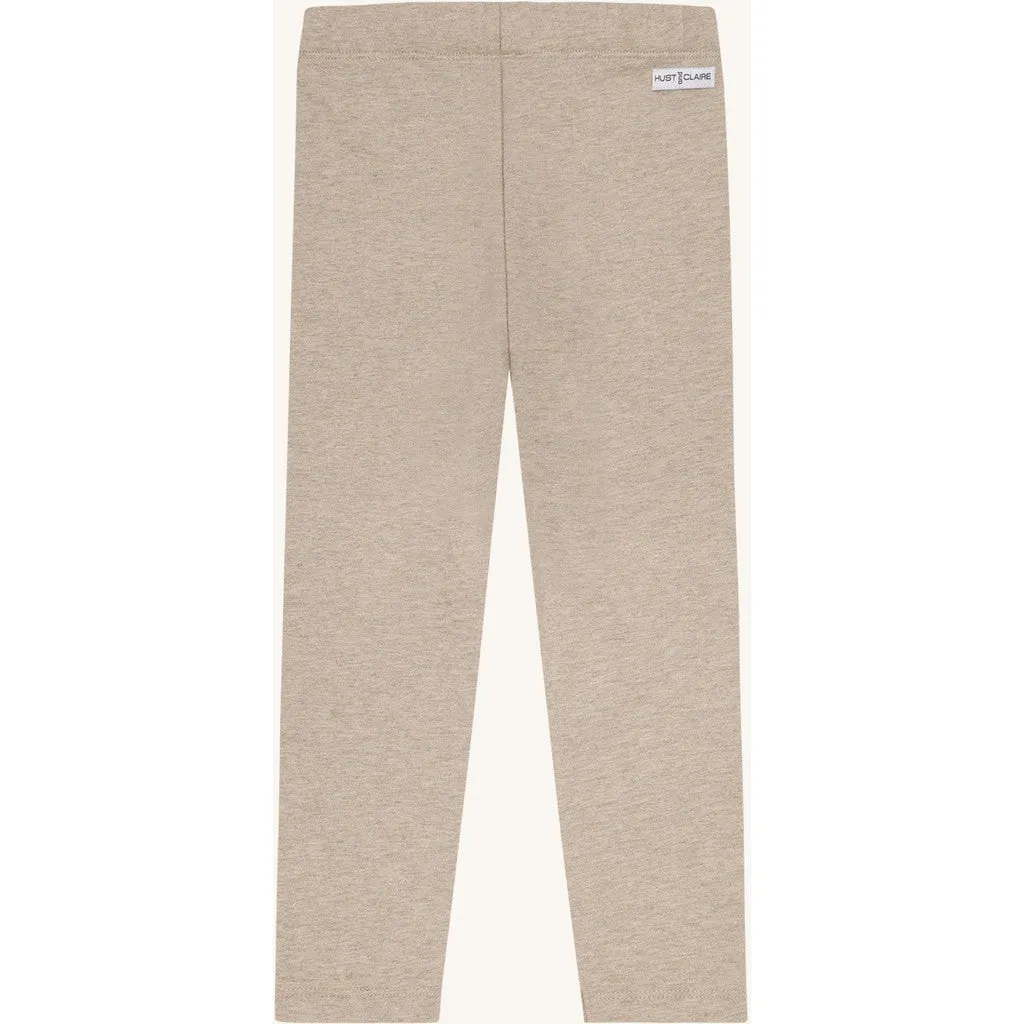 Hust & Claire HCLisa Brushed leggings biscuit økologisk